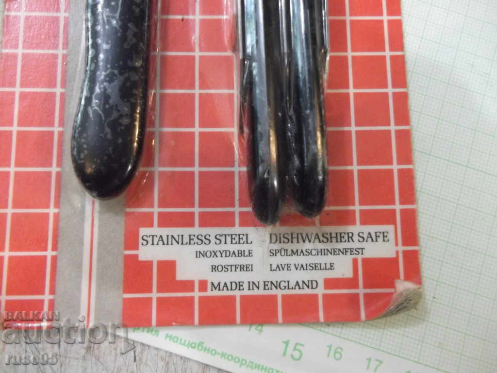 Lot of 6 pcs. small English service knife - 5 Lot of 6 pcs. small English service knife - 5