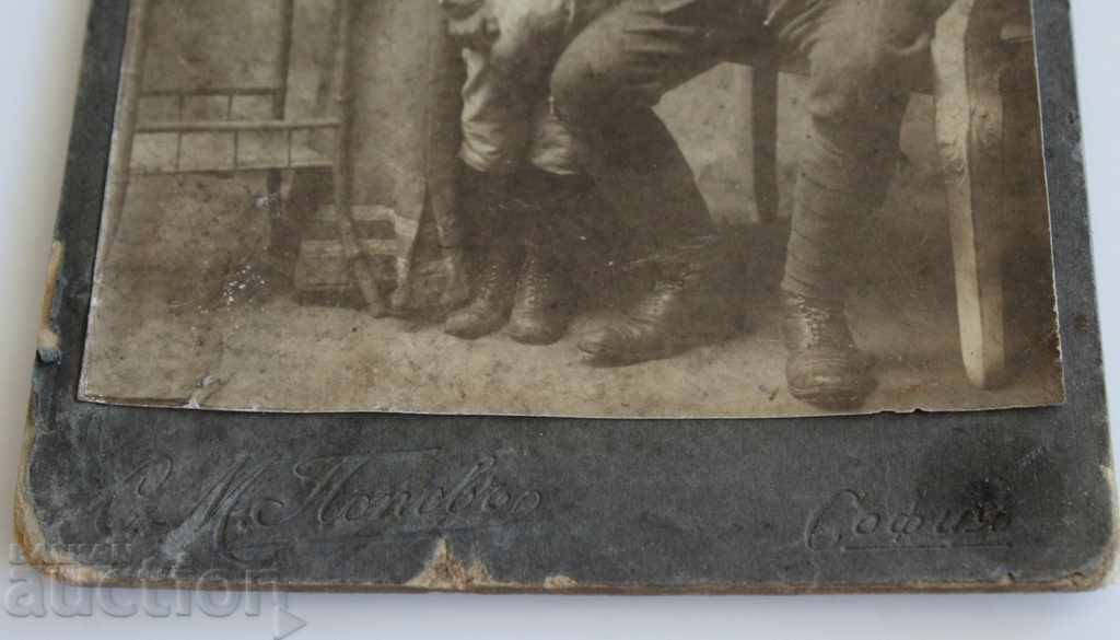 Auction 1913 BALKAN WAR SOLDIER FAMILY PHOTO PHOTO CARDBOARD Auction 1913 BALKAN WAR SOLDIER FAMILY PHOTO PHOTO CARDBOARD