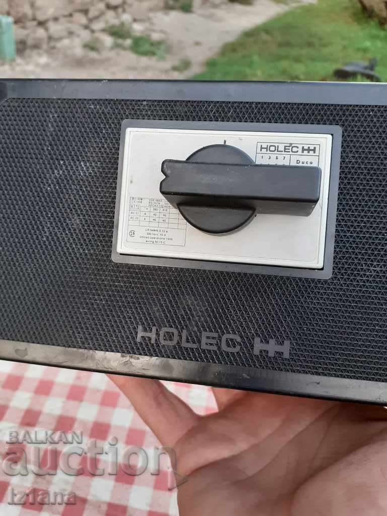 Old counter, switch Holec with price 25.00 BGN | € 12.78