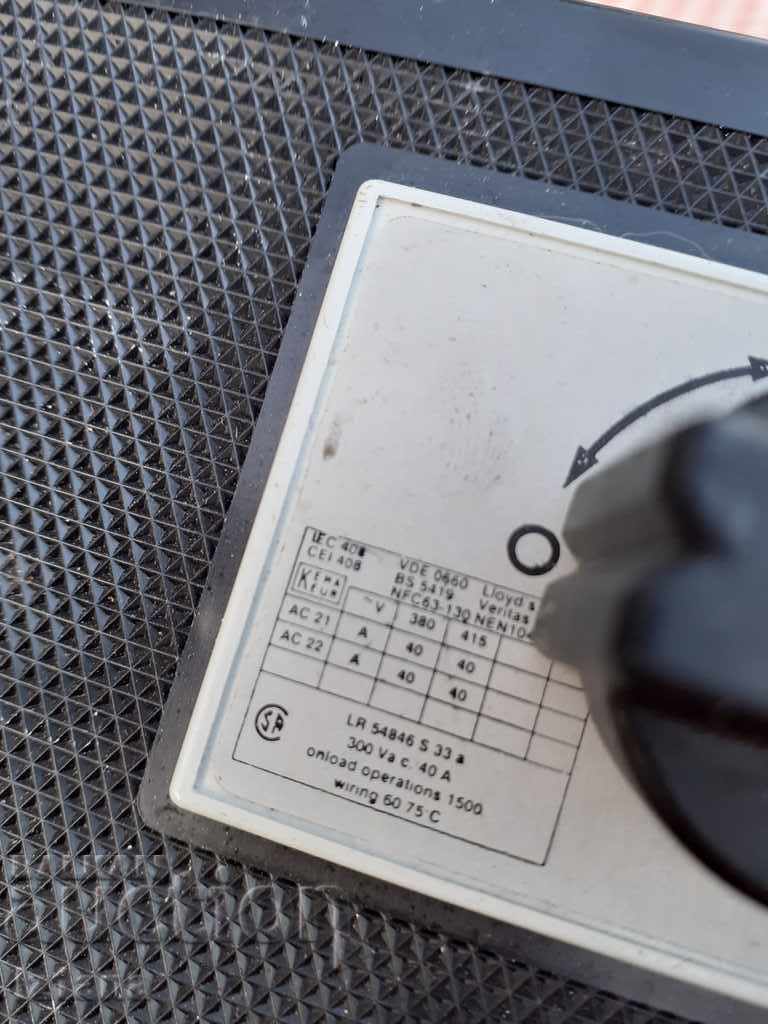 Auction  Old counter, switch Holec