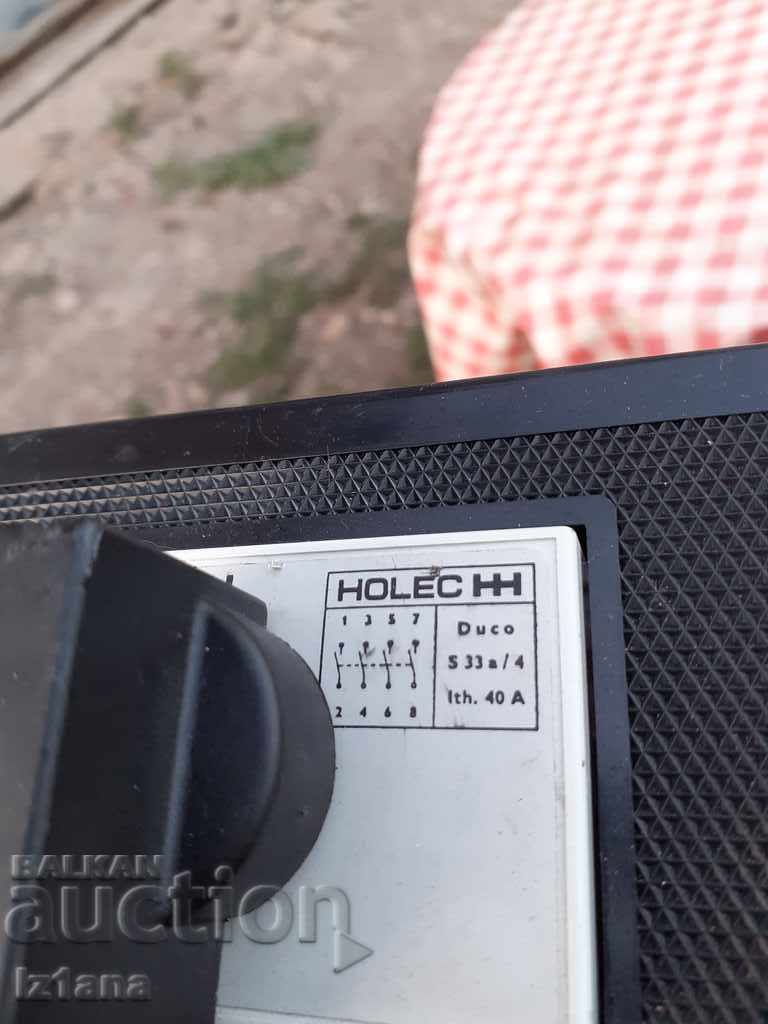 Delivery of Old counter, switch Holec