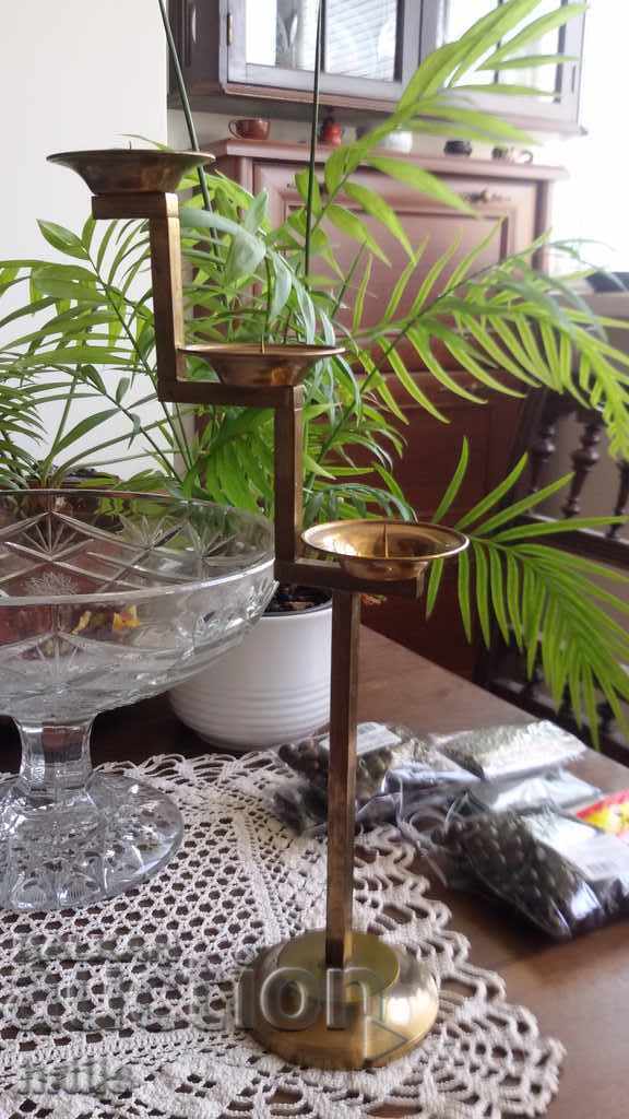 BEAUTIFUL SOLID BRASS CANDLESTICK - 5