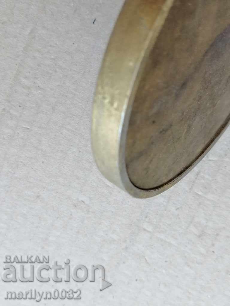 Pendulum weight from an old wall clock - 6