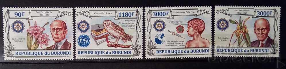 Burundi 2013 Faună / Flora / Păsări / Personalități 7,25 € MNH