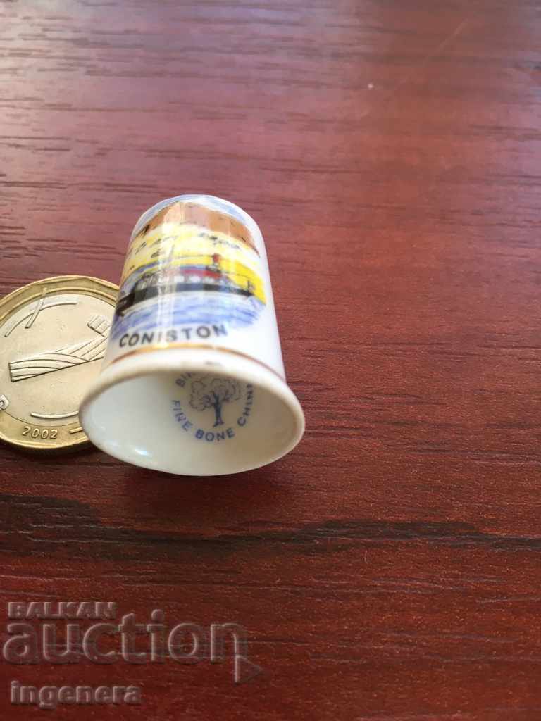 Auction Thimble porcelain Auction Thimble porcelain