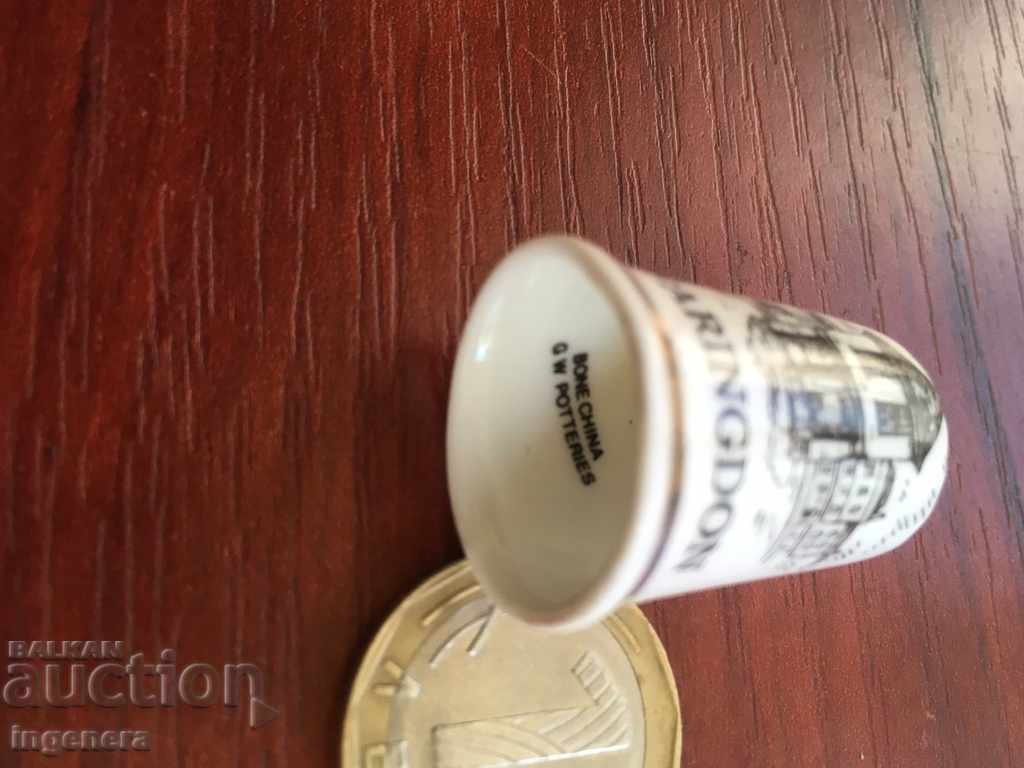 Thimble porcelain with price 5.00 BGN | € 2.56 Thimble porcelain with price 5.00 BGN | € 2.56