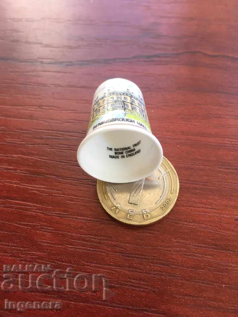 Thimble porcelain with price 5.00 BGN | € 2.56 Thimble porcelain with price 5.00 BGN | € 2.56