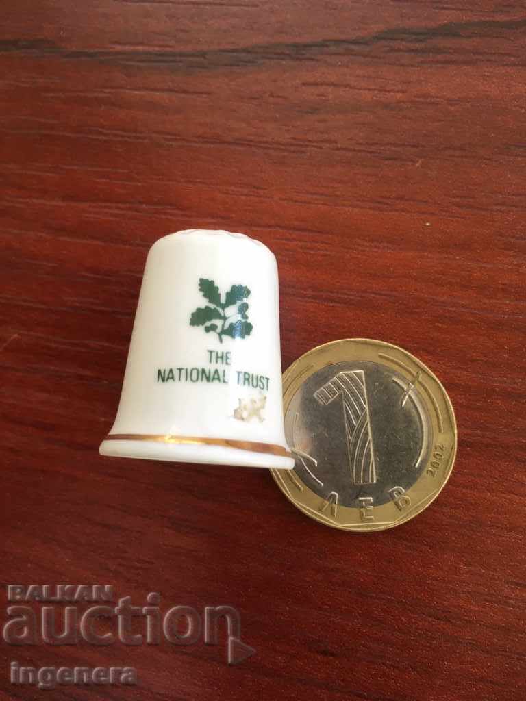 Thimble porcelain with price 5.00 BGN | € 2.56 Thimble porcelain with price 5.00 BGN | € 2.56