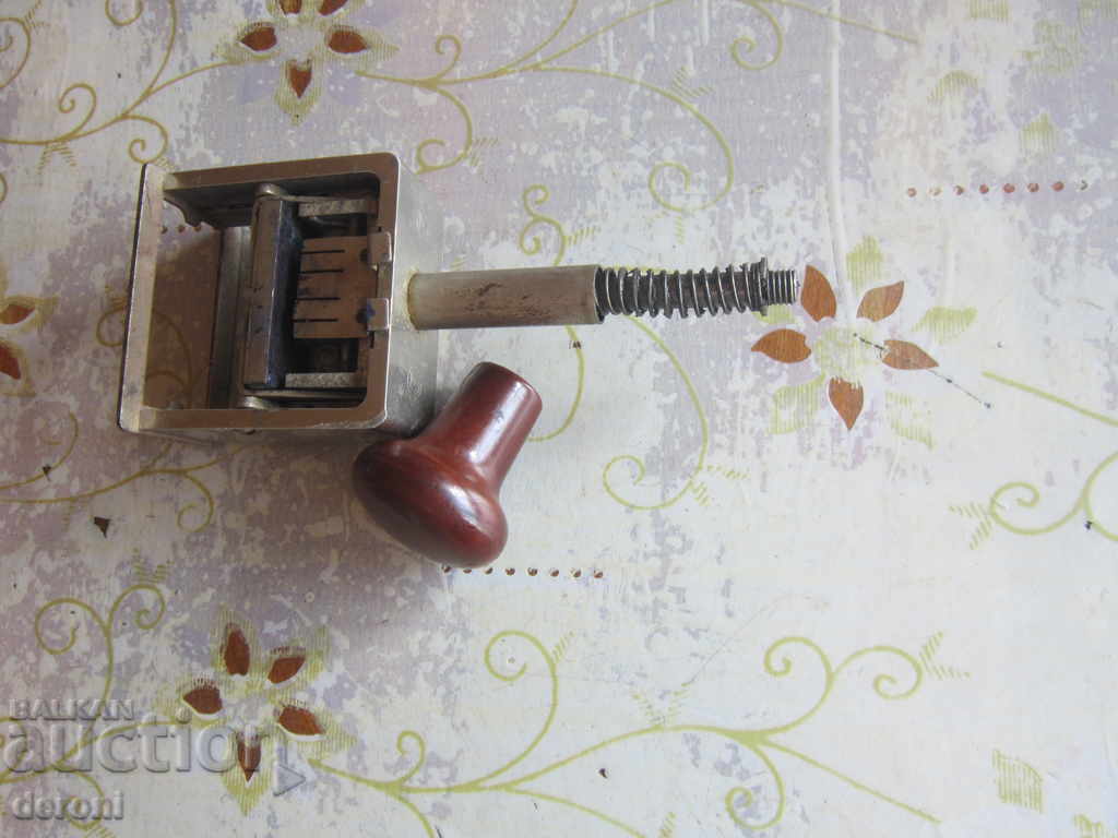 Unique German railway print 1881 Metal and bakelite - 6 Unique German railway print 1881 Metal and bakelite - 6