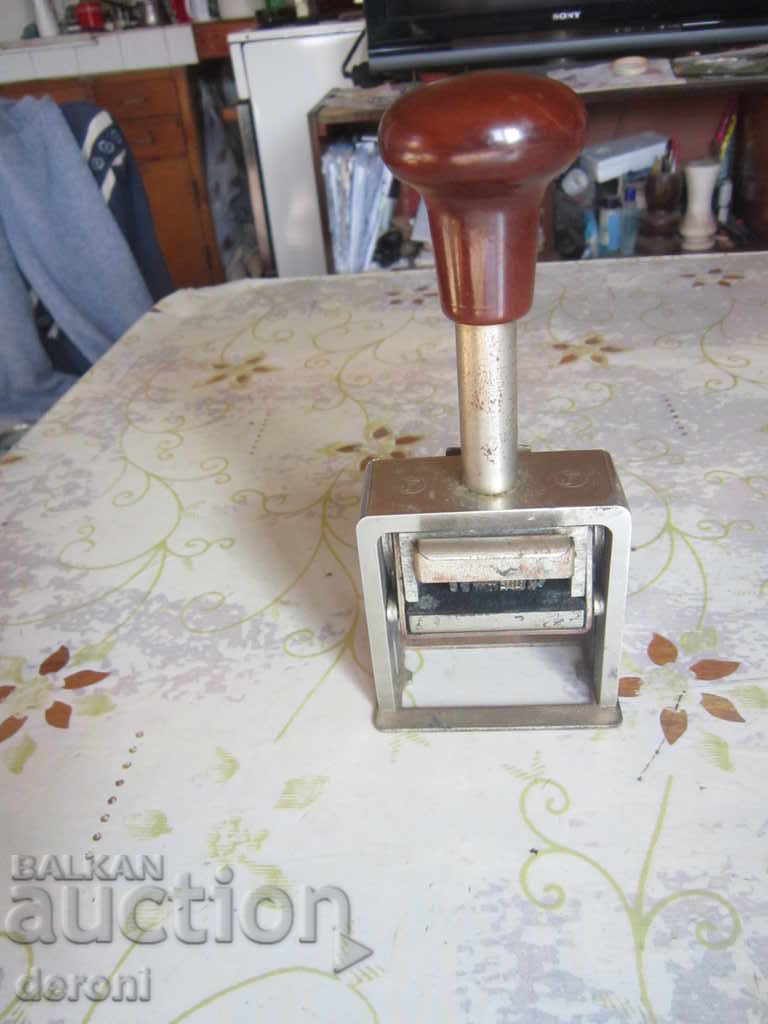 Unique German railway print 1881 Metal and bakelite - 7 Unique German railway print 1881 Metal and bakelite - 7