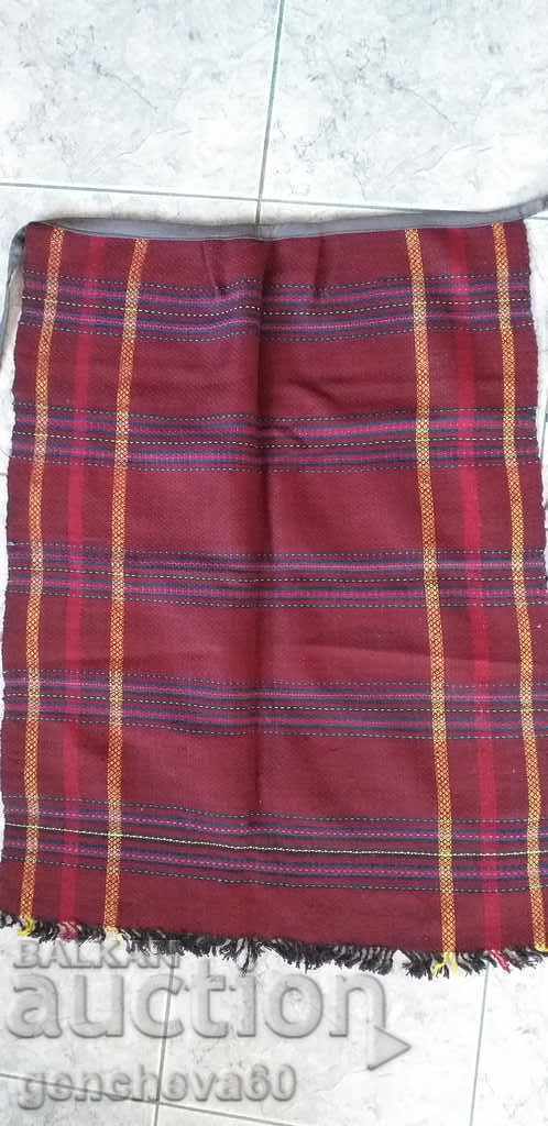 Handwoven apron/wool, cotton - 6