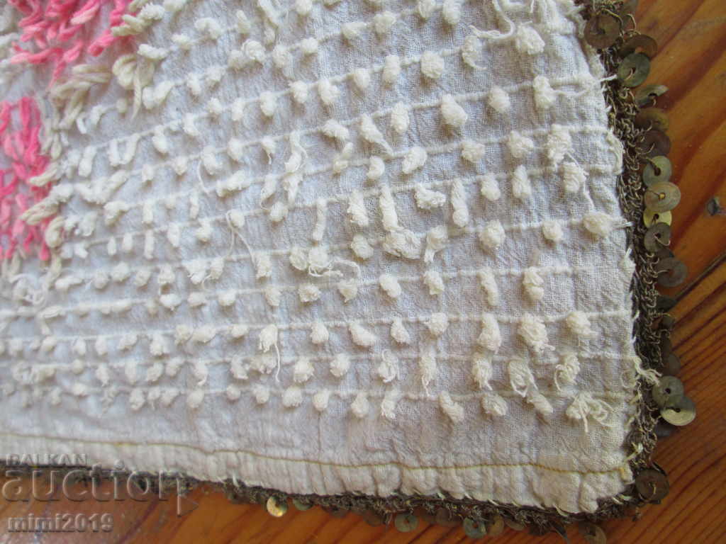 19th century kenarena cloth, mesal, with sequins - 5