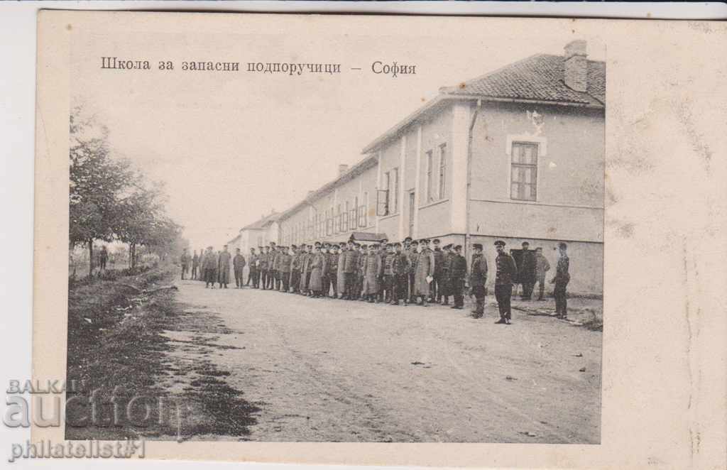 OLF SOFIA circa 1907 CARD Școală pentru zap. ofițeri 149