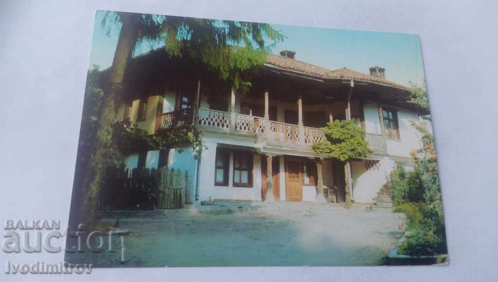 Carte poștală Casa Panagyurishte Mateeva 1974