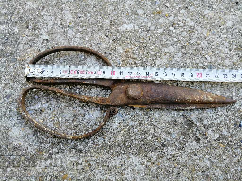 Παράδοση Παλιά χέρι-πλαστά ψαλίδι, σίδερο