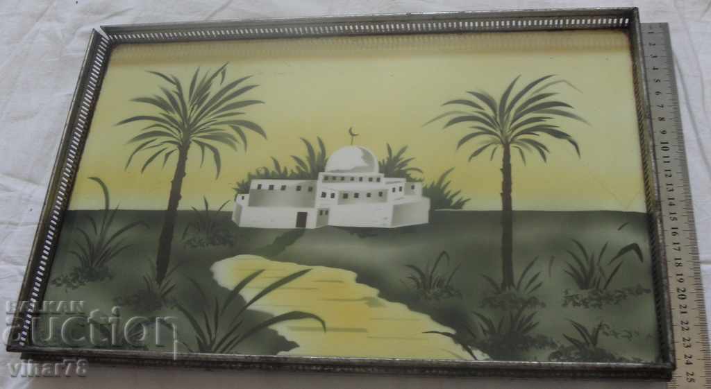 Auction Old porcelain tray Auction Old porcelain tray