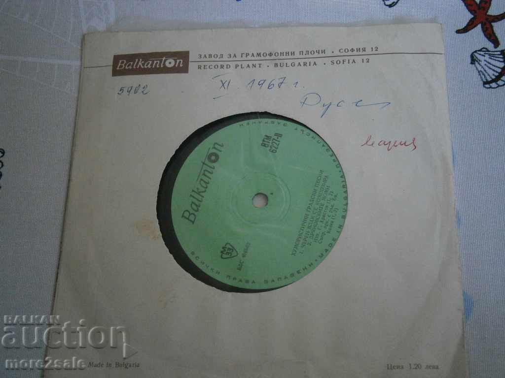 HUMORISTIC URBAN SONGS - small - Balkanton - VTM 6227 with price 2.00 BGN | € 1.02 HUMORISTIC URBAN SONGS - small - Balkanton - VTM 6227 with price 2.00 BGN | € 1.02