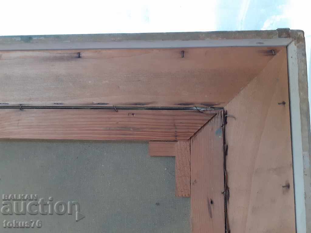 LARGE OIL PAINTING ON CANVAS SIGNED FRAME - 6 LARGE OIL PAINTING ON CANVAS SIGNED FRAME - 6