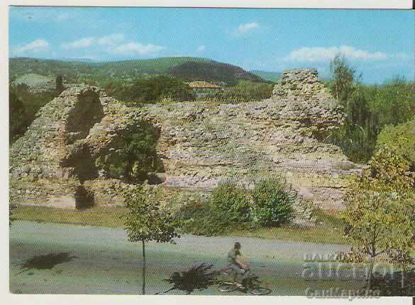 Card Bulgaria Hissarya Part of a fortress wall *