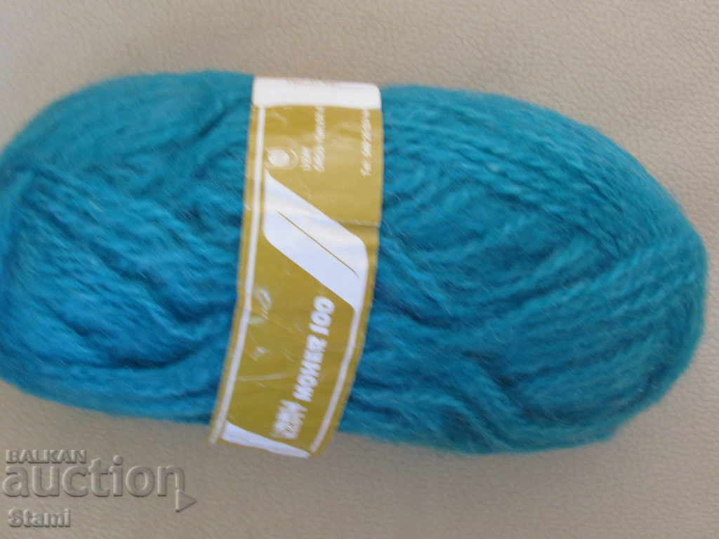 Auction  Turquoise green yarn UZAY MOHER 100 grams