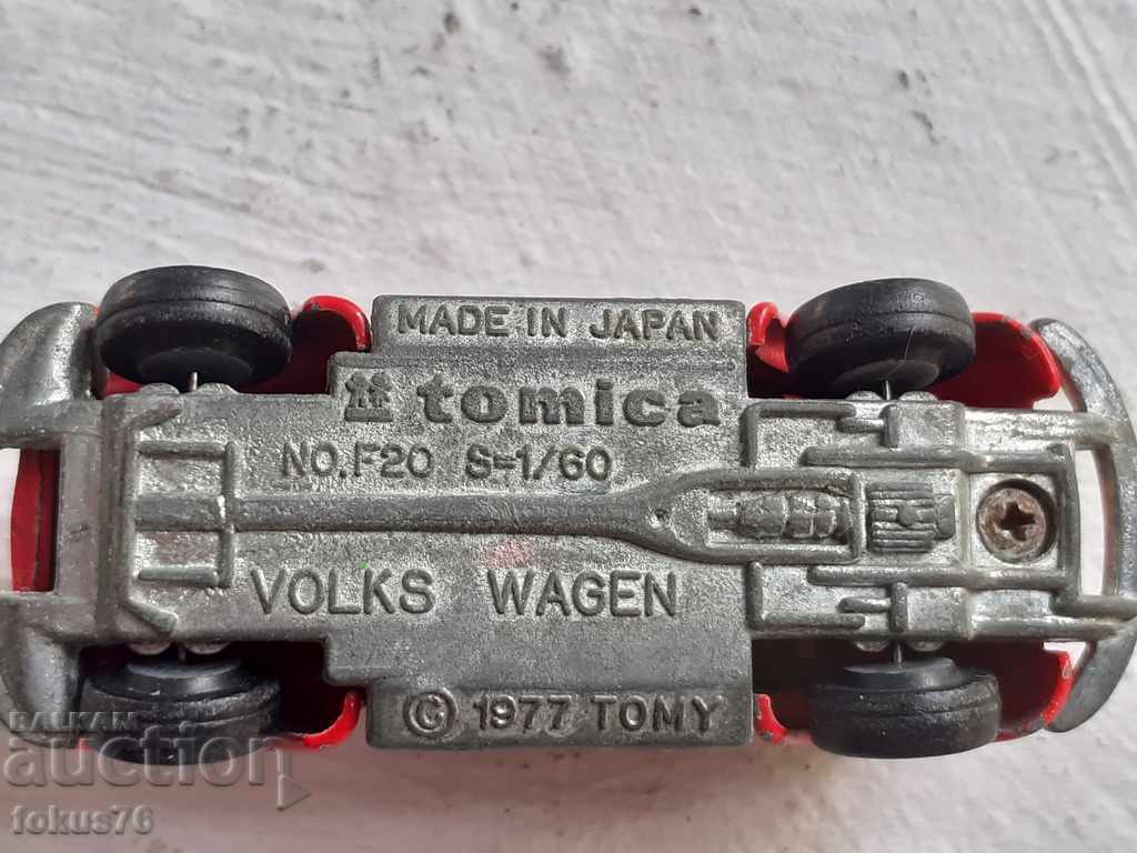 WOLKSWAGEN - RARE COLLECTIBLE TOY -TOMICA F20 S=1/60 - 5