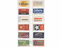 Lame de ras vechi - 12 bucăți