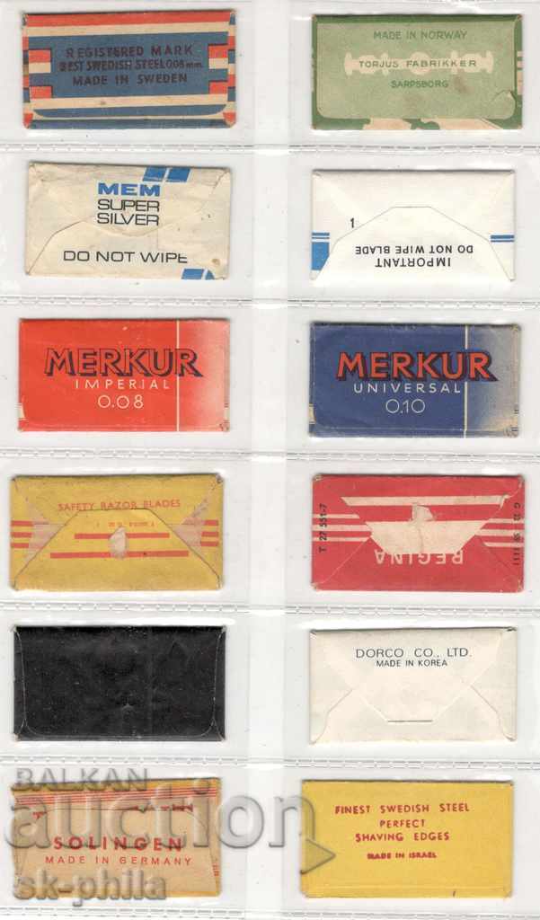 Old razor blades - 12 pieces with price 11.00 BGN | € 5.62 Old razor blades - 12 pieces with price 11.00 BGN | € 5.62