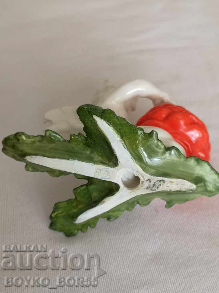 Two Ancient Rare German Porcelain Figures Amurchvta - 6 Two Ancient Rare German Porcelain Figures Amurchvta - 6