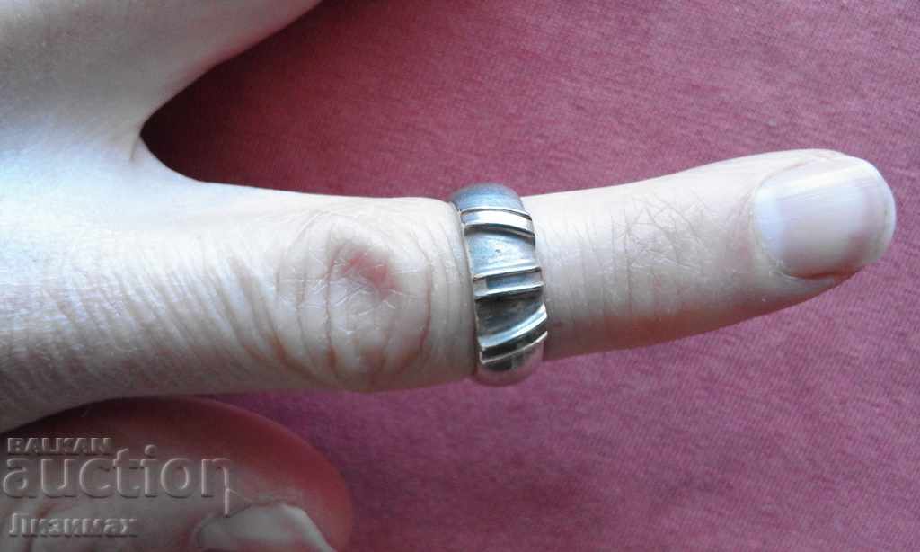 silver ring - women's - 7.9 g, 925 sample - BEAUTY !! - 6