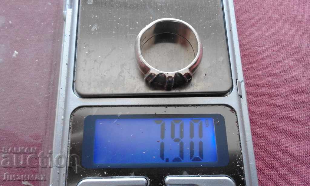 silver ring - women's - 7.9 g, 925 sample - BEAUTY !!