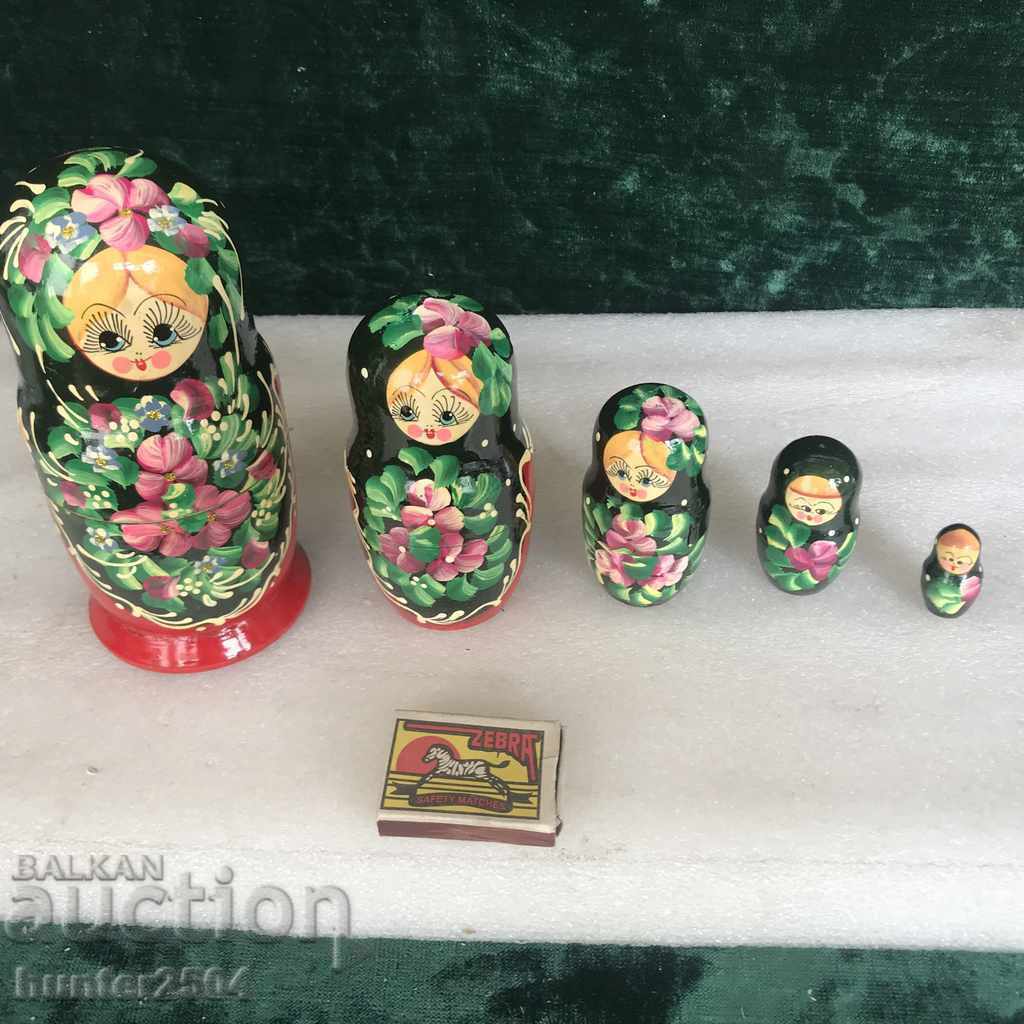 Matryoshka hand-painted Russian souvenir