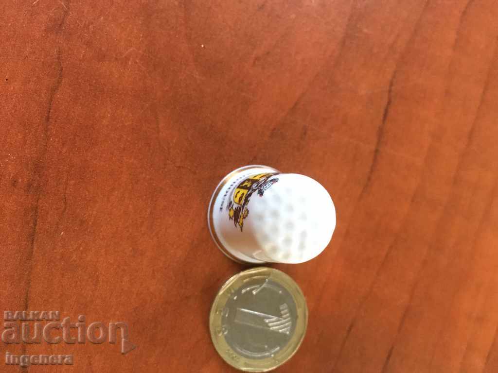 Auction Thimble porcelain Auction Thimble porcelain