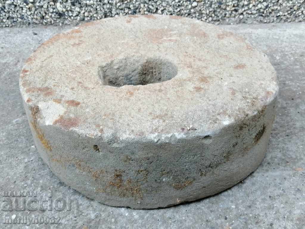 An old stone disc, a casting wheel - 5 An old stone disc, a casting wheel - 5