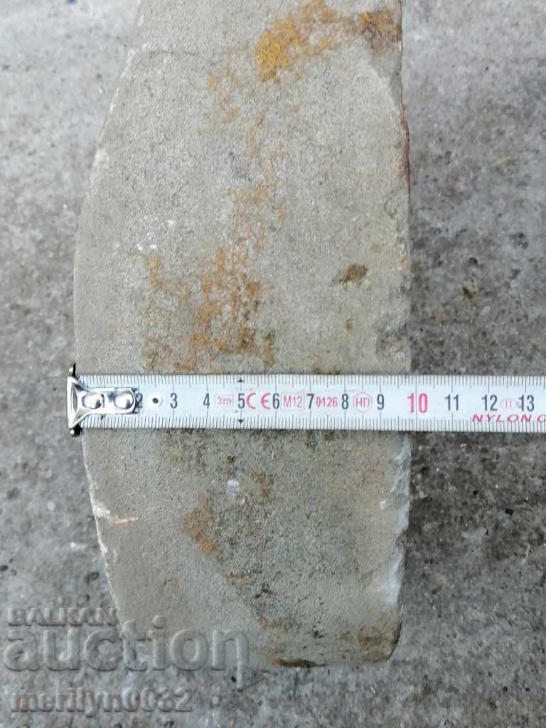 An old stone disc, a casting wheel - 6 An old stone disc, a casting wheel - 6