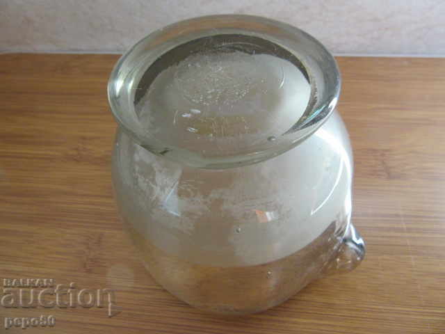 Auction  RARELY SEEN - GLASS LABORATORY MORTAR FROM THE SOCIALIST ERA