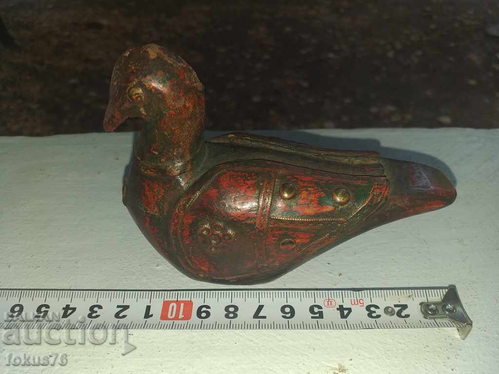 DUCK BIRD YURDECH TREE BRASS FIGURE STATUTE - 6 DUCK BIRD YURDECH TREE BRASS FIGURE STATUTE - 6