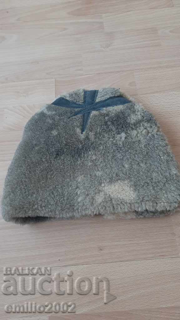 Auction Leather hat lamb or sheepskin Auction Leather hat lamb or sheepskin