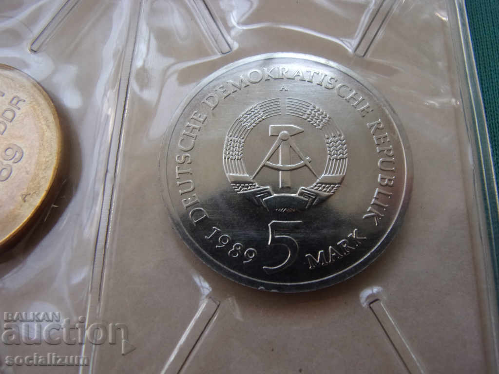 GDR Lot 2x5 Stamps 1989 UNC - 6