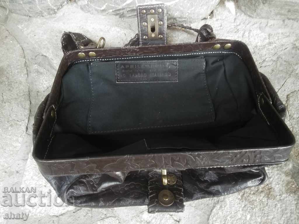 Italian leather women's bag. - 5