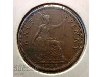 England 1/2 penny 1929