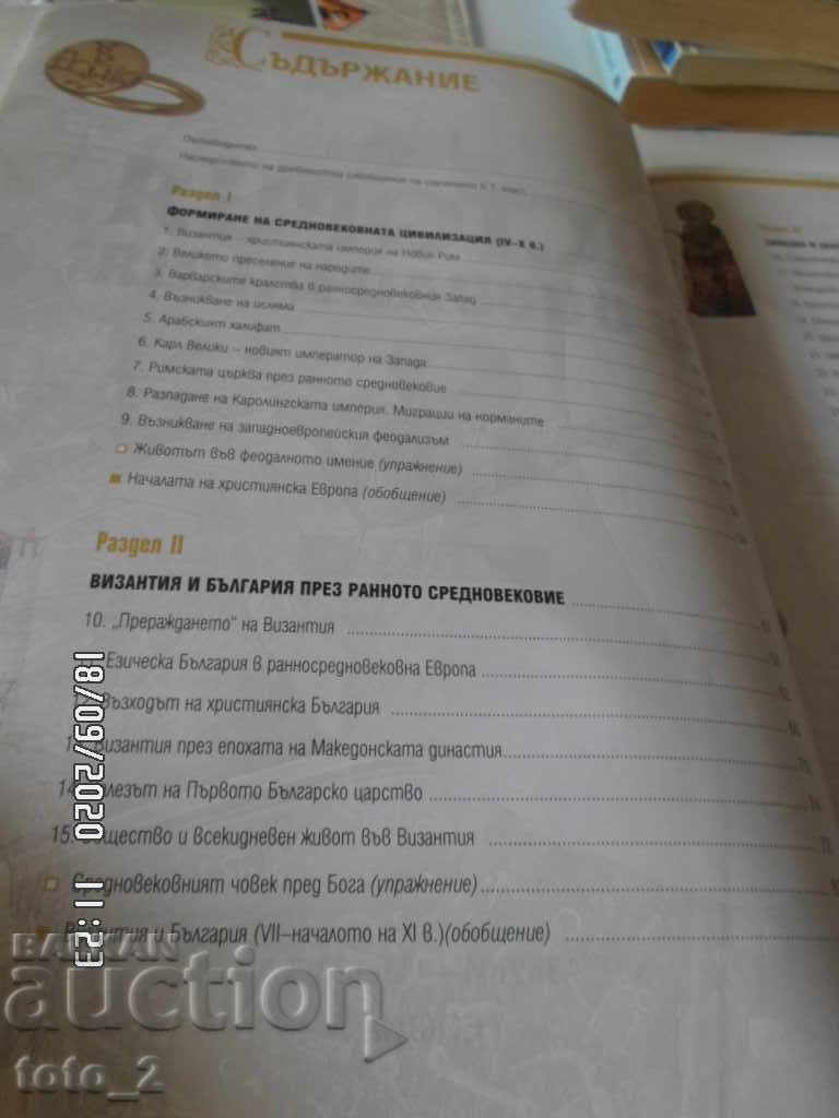 Licitație Manual de ISTORIE ȘI CIVILIZAȚIE pentru clasa a 8-a