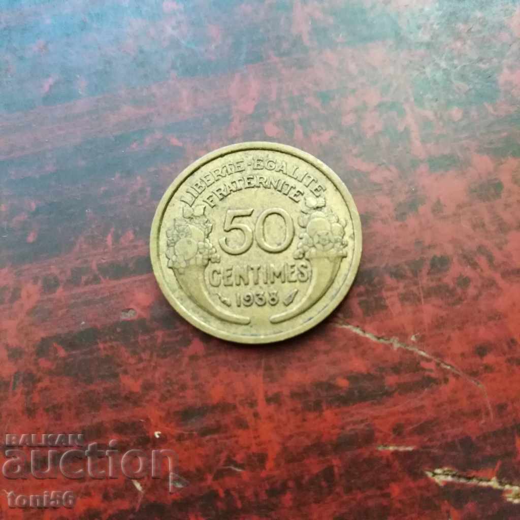 Γαλλία 50 centimes 1938