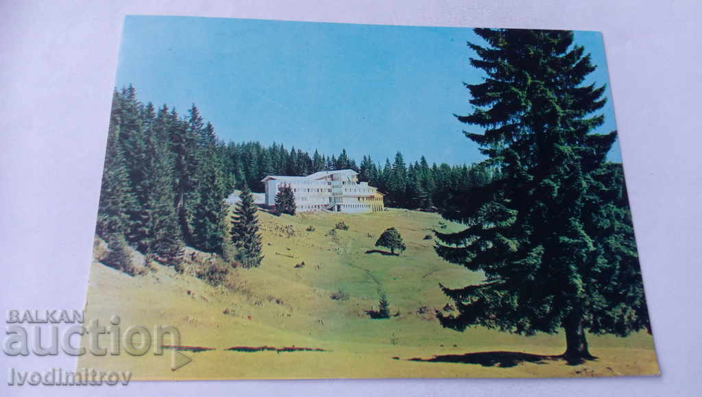 Carte poștală Pamporovo Raykovi zona livadi 1976