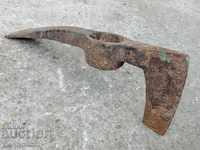 Old pickaxe ax chopper ax without sap