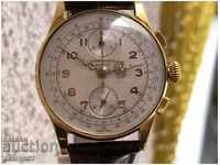 Gold watch chronograph Chronographe Suisse