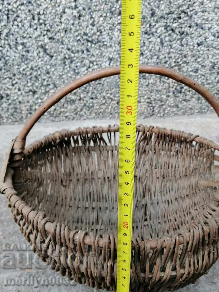 Old wicker basket, wooden, basket, paneer - 5 Old wicker basket, wooden, basket, paneer - 5