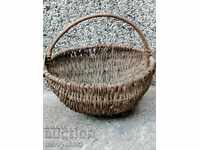 Old wicker basket, wooden, basket, paneer