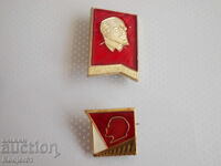 badges - personalities Lenin 2 pcs