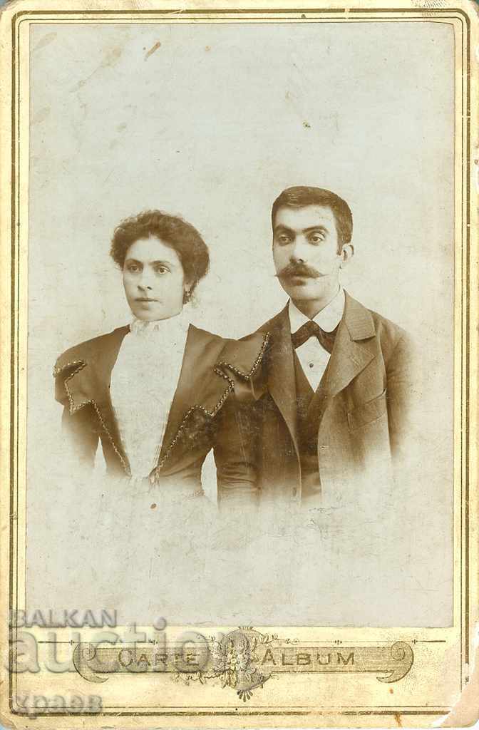 OLD PHOTO - CARDBOARD - 1192