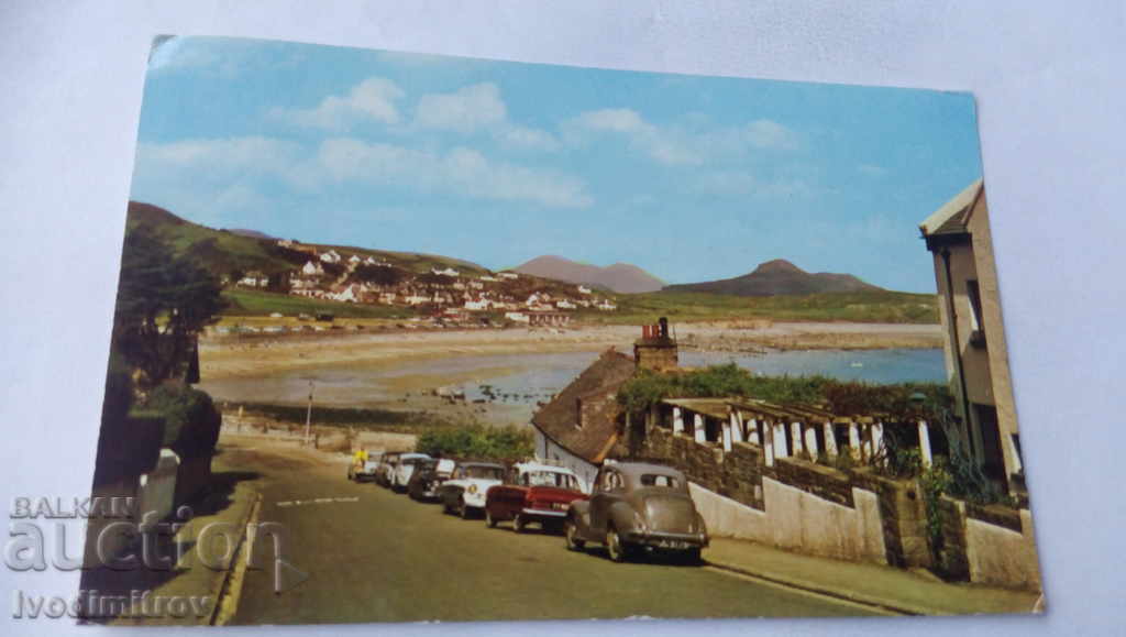 Carte poștală Criccieth The Beach 1965